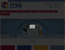 Tablet Screenshot of ccpm.com.mx